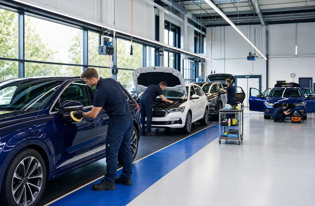 Fahrzeugaufbereitung im Automotive-Alltag